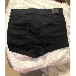 American Eagle Black Jean Shorts